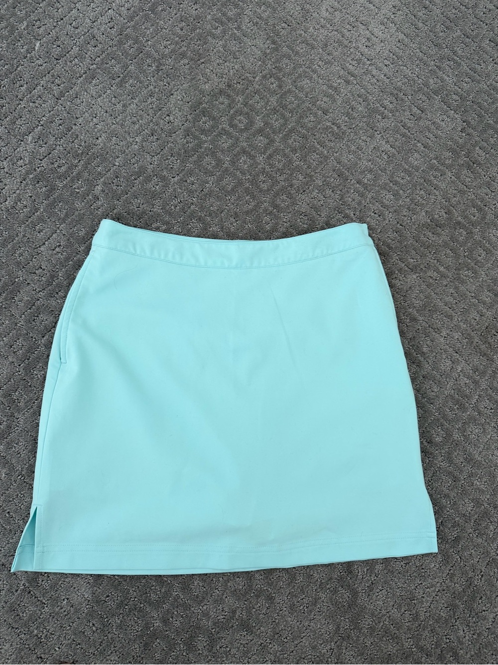 Greg Norman Perfectly Fit Aqua Blue Skort Sz 2 Golf Pickleball Athleisure